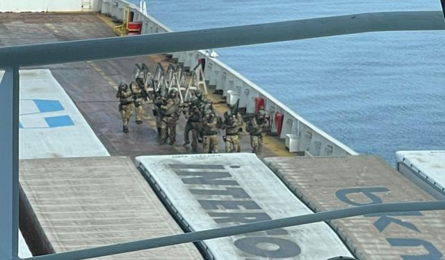 Galata Seaways gemisine İtalyan güvenlik güçleri müdahale etti