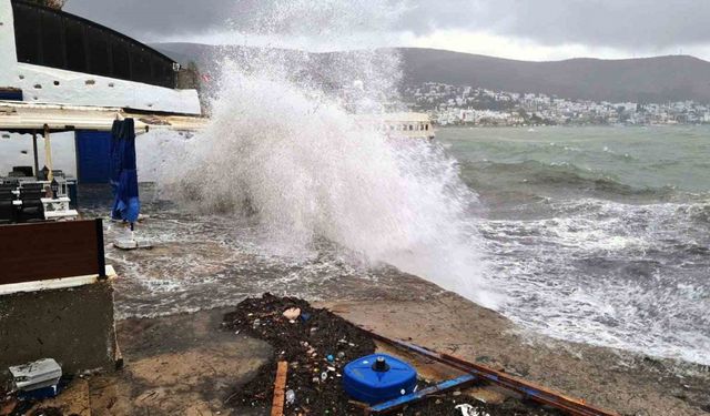 Bodrum-Fethiye arası denizlerde fırtına uyarısı