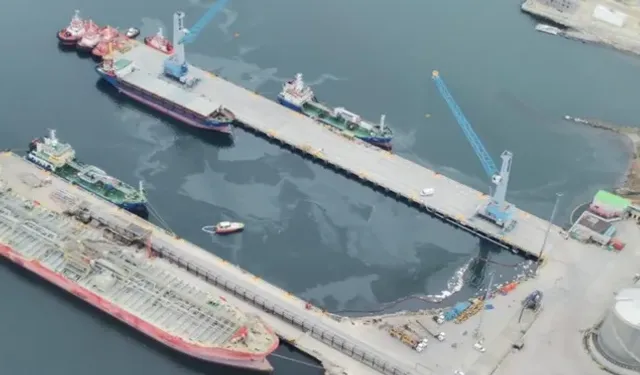 İzmit Körfezine hidrolik yağ döken gemiye 50 milyon TL ceza