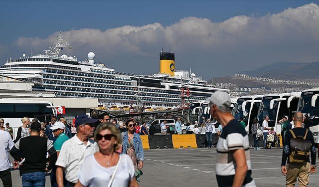 Limanlarımızı ziyaret eden kruvaziyer yolcu sayısı 1 milyonu aştı