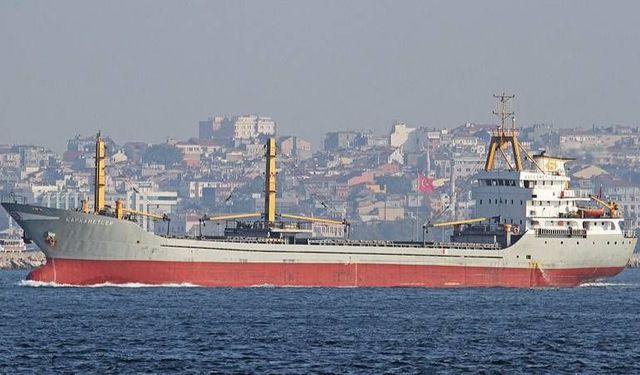 Türk Bayraklı gemi Karadeniz'de mayına çarptı