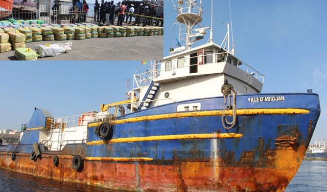 VILLE D”ABIJAN adlı gemide yaklaşık 3 ton kokain yakalandı
