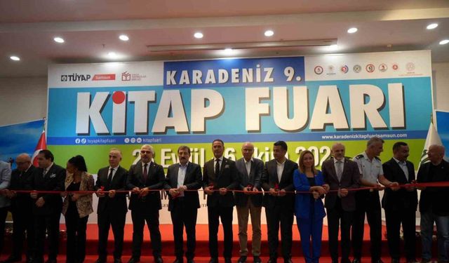 9. Karadeniz Kitap Fuarı açıldı