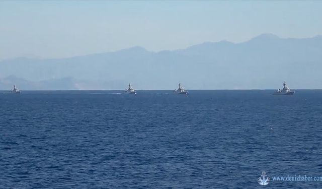 Denizkurdu-1 Tatbikatı Karadeniz, Ege Denizi ve Doğu Akdeniz'de tamamlandı