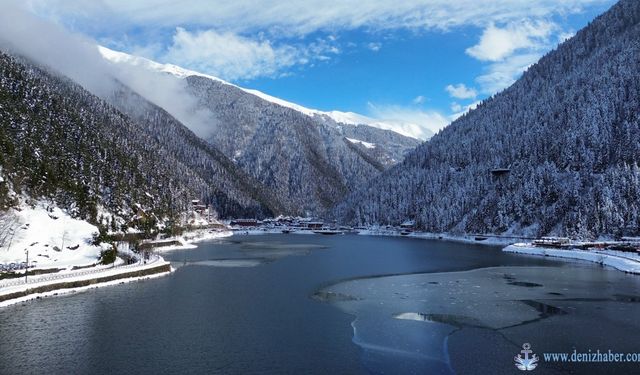 Kar, Uzungöl'de yaşanan doğa katliamının üstünü örttü