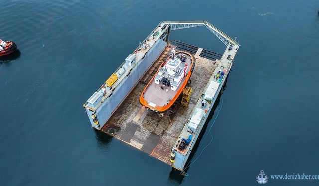 UZMAR Tersanesi, OCEAN S.R.L. İçin Gelişmiş Eskort Römorkör 'TIGER'ı Denize İndirdi