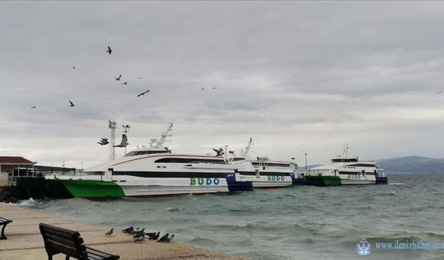 Bursa Deniz Otobüslerinin bazı seferleri iptal edildi