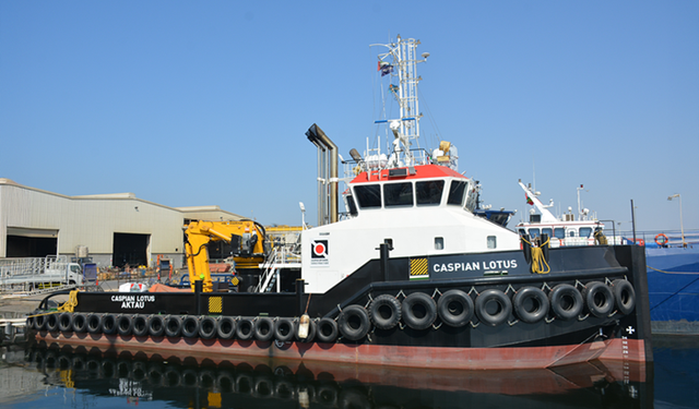 Damen, Caspian Offshore Construction’a Shoalbuster 3209 “Caspian Lotus”u Teslim Etti