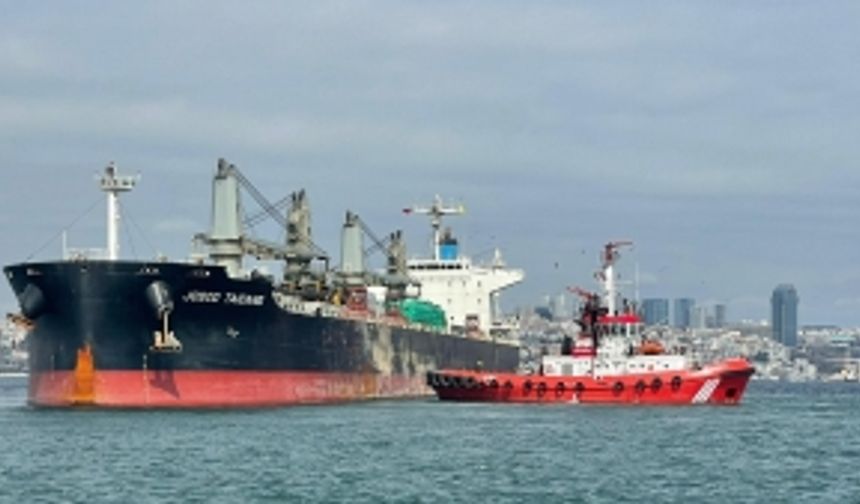 JOSCO TAICANG isimli 197 metrelik gemi Haydarpaşa önlerinde karaya oturdu!