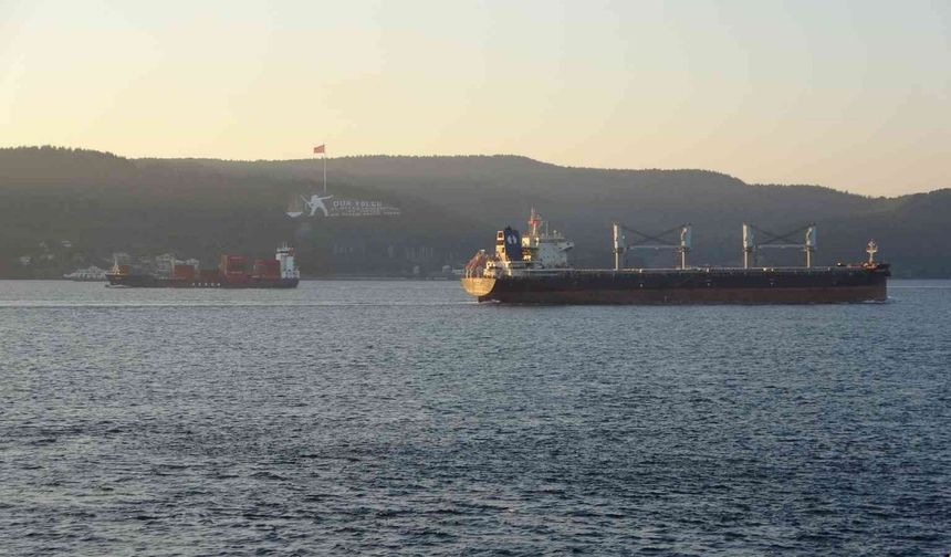 Çanakkale Boğazı’ndan 9 ayda 31 bin 410 gemi geçti