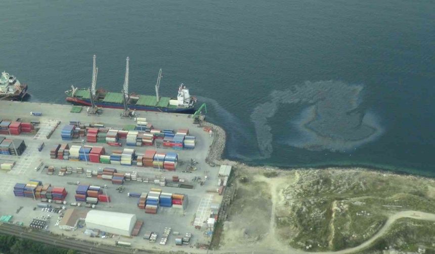 Körfezi kirleten gemi deniz uçağının radarına takıldı: 14 milyon ceza