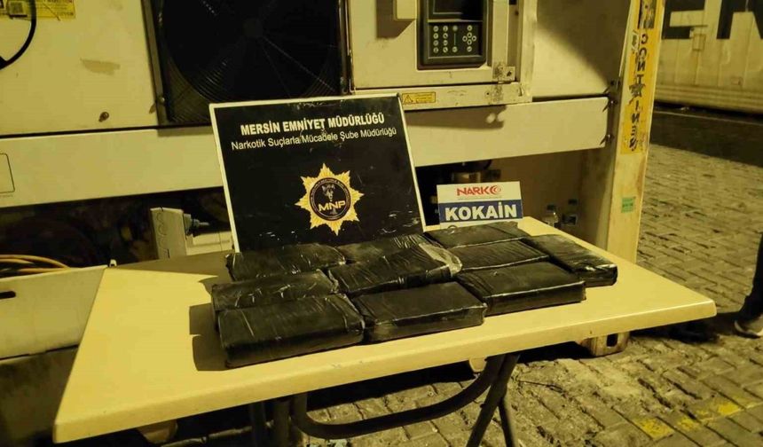 Mersin Limanı’nda 11 kilogram kokain ele geçirildi