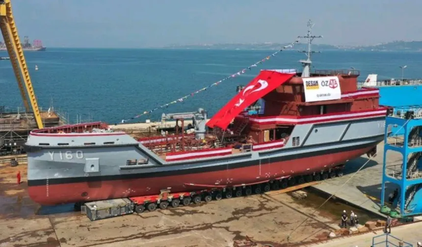 DESAN-ÖZATA ortaklığı ilk akarayakıt tankerini denize indirdi