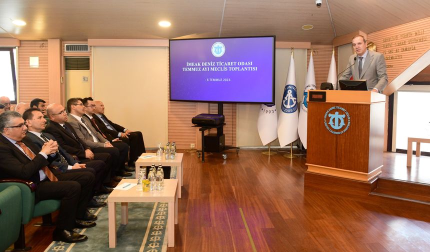 İMEAK DTO’nun Temmuz Ayı Meclis Toplantısına UAB Bakan Yardımcısı Ünüvar Katıldı