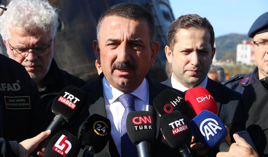 Zonguldak Valisi: "Arkadaşlarımız geminin yaşam alanlarına girmeyi başardılar"