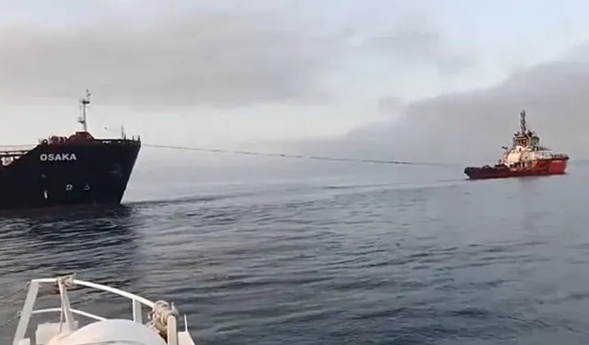 OSAKA isimli tanker Haydarpaşa açıklarında karaya sürüklendi
