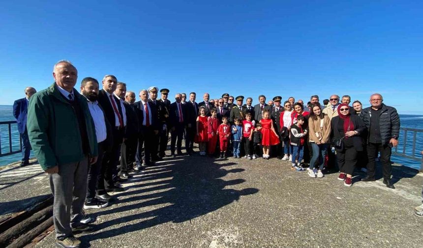 Artvin’de Cumhuriyet coşkusu denizde yaşandı