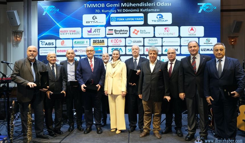 TMMOB GEMİ MÜHENDİSLERİ ODASI KURULUŞUNUN 70. YILINI KUTLADI