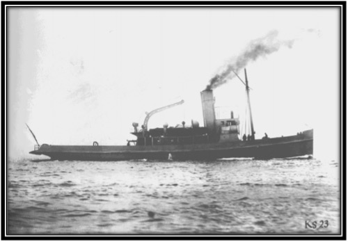Nusret Mayın Gemisi 1912 Yılına Ait Fotoğraf